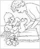 Juegos  colorea al bebe