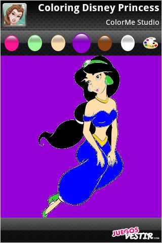 Captura de pantalla del juego ColorMe: Princess